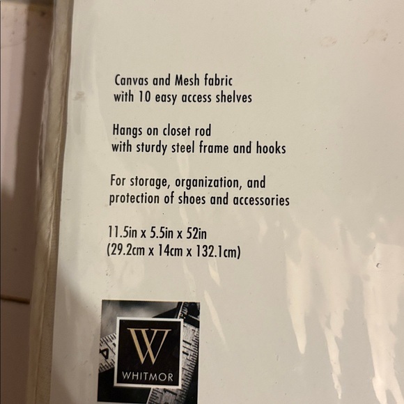 10 shelf shoe bag - Picture 3 of 4